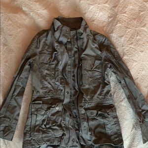 Greenish/gray cargo jacket